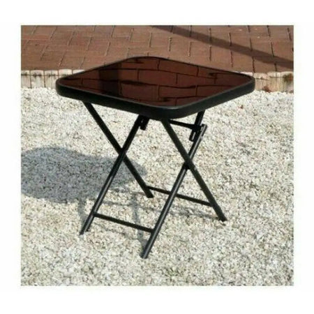 Redwood Leisure Folding Side Drinks Table - 46 x 46 x 50cm -