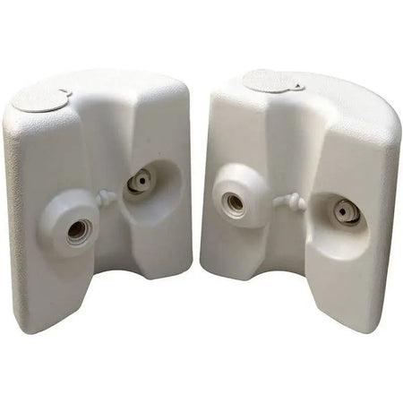 Redwood White Plastic Gazebo Leg Weights - 4 Pack - Canopy &