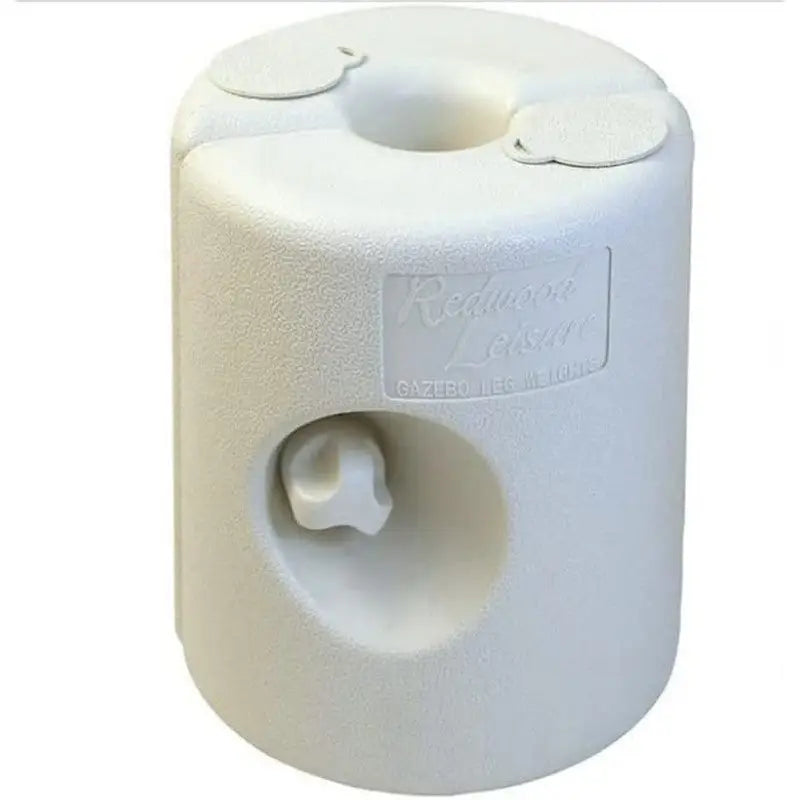 Redwood White Plastic Gazebo Leg Weights - 4 Pack - Canopy &
