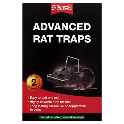 Rentokil Advanced Rat Traps Twin Pack - Pest Control