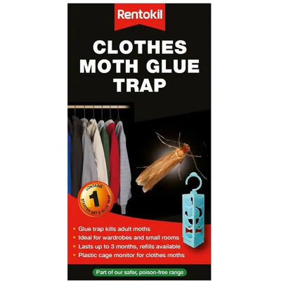 Rentokil Clothes Moth Glue Trap - Single - Pest Control
