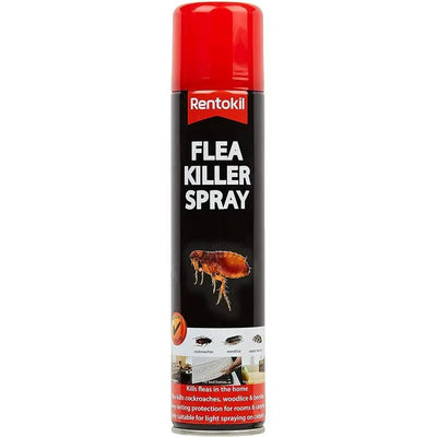 Rentokil Flea / Woodlice / Cockroaches Killer Spray 300Ml -