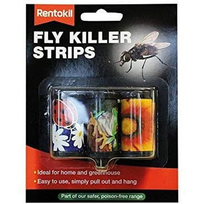 Rentokil Fly Killer Strips 3 Pack - Pest Control
