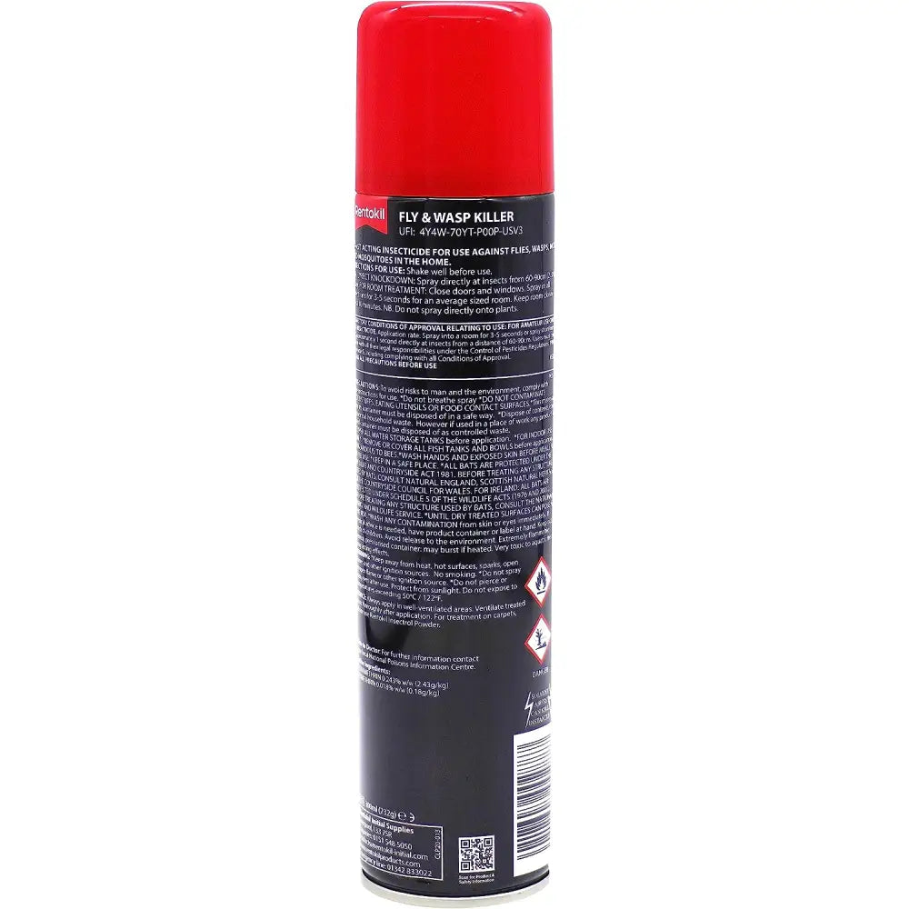 Rentokil Fly & Wasp Killer Spray 300ml - Fly & Wasp Killer