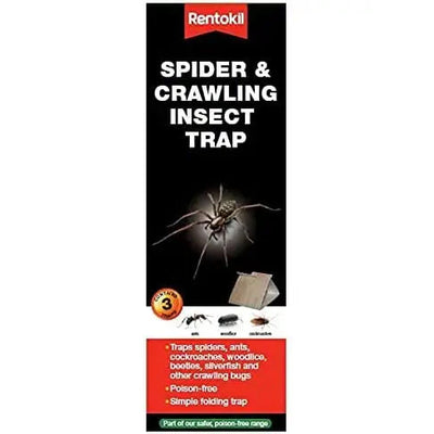 Rentokil Fs58 Spider And Crawling Insect Trap - 3 Pack -