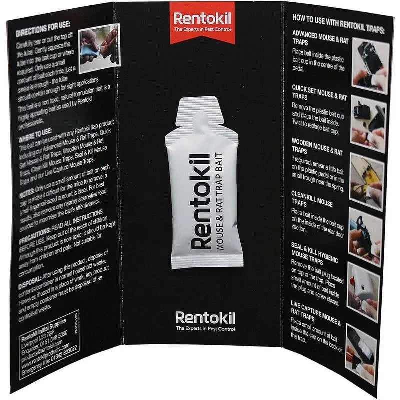 Rentokil Mouse And Rat Trap Bait - 8 Pack - Pest Control