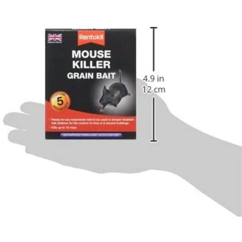 Rentokil Mouse Killer Grain Bait - 5 Sachet - Pest Control