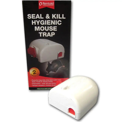 Rentokil Seal & Kill Mouse Trap - 2 Pack - Pest Control