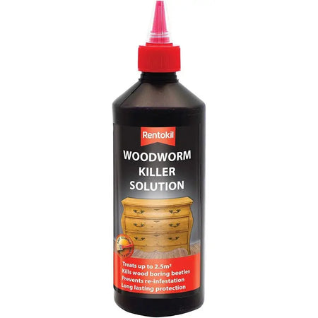 Rentokil Woodworm Killer Treatment Fluid - 500ml