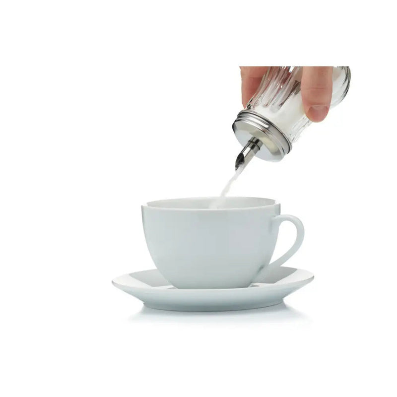 Ribbed Glass Sugar Dispenser - Kitchenware