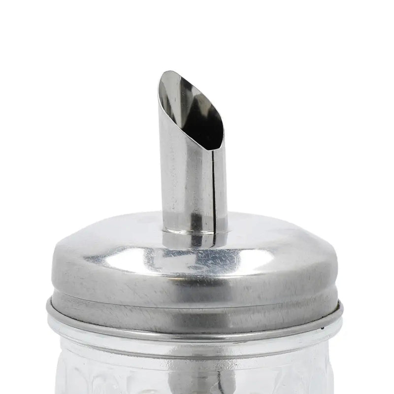 Ribbed Glass Sugar Dispenser - Kitchenware