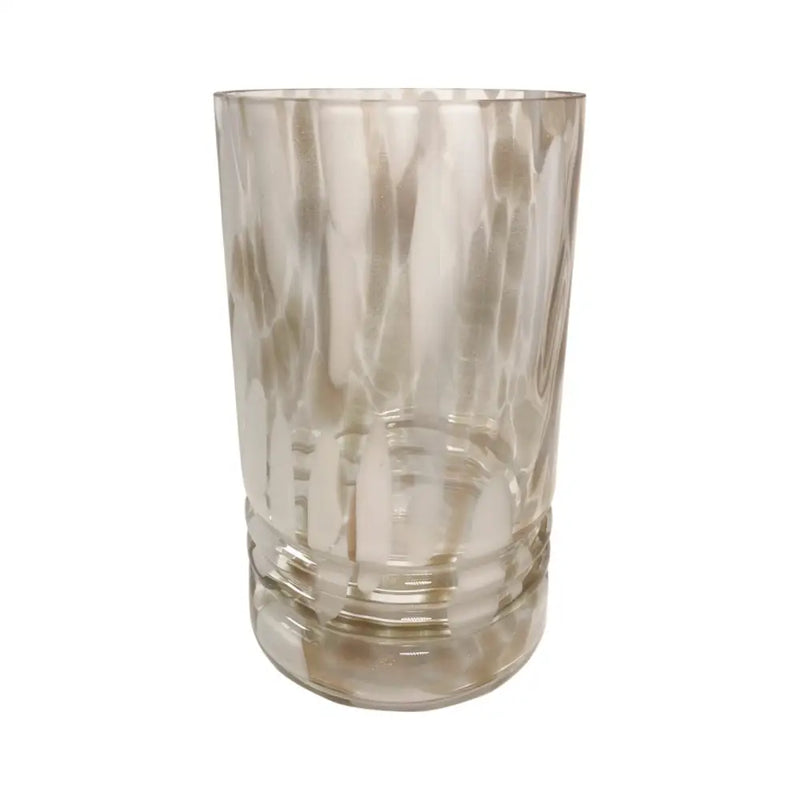 Ribbed Hurricane Vase 30cm - Homeware >> Vases