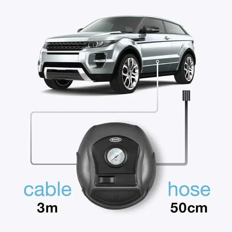 Ring Analogue Tyre Inflator Air Compressor 12V Dc - DIY