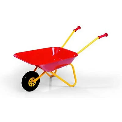 Rolly Childrens Metal Wheelbarrow - Red - Toys