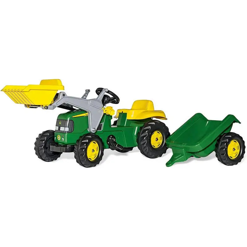 Rolly John Deere Ride On Tractor With Trailer And Scoop -