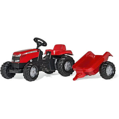 Rolly Massey Ferguson Ride On Tractor With Trailer - Toys