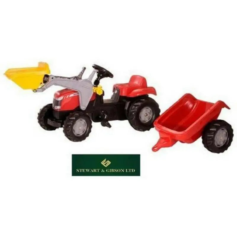 Rolly Massey Ferguson Tractor With Front Loader & Trailer -