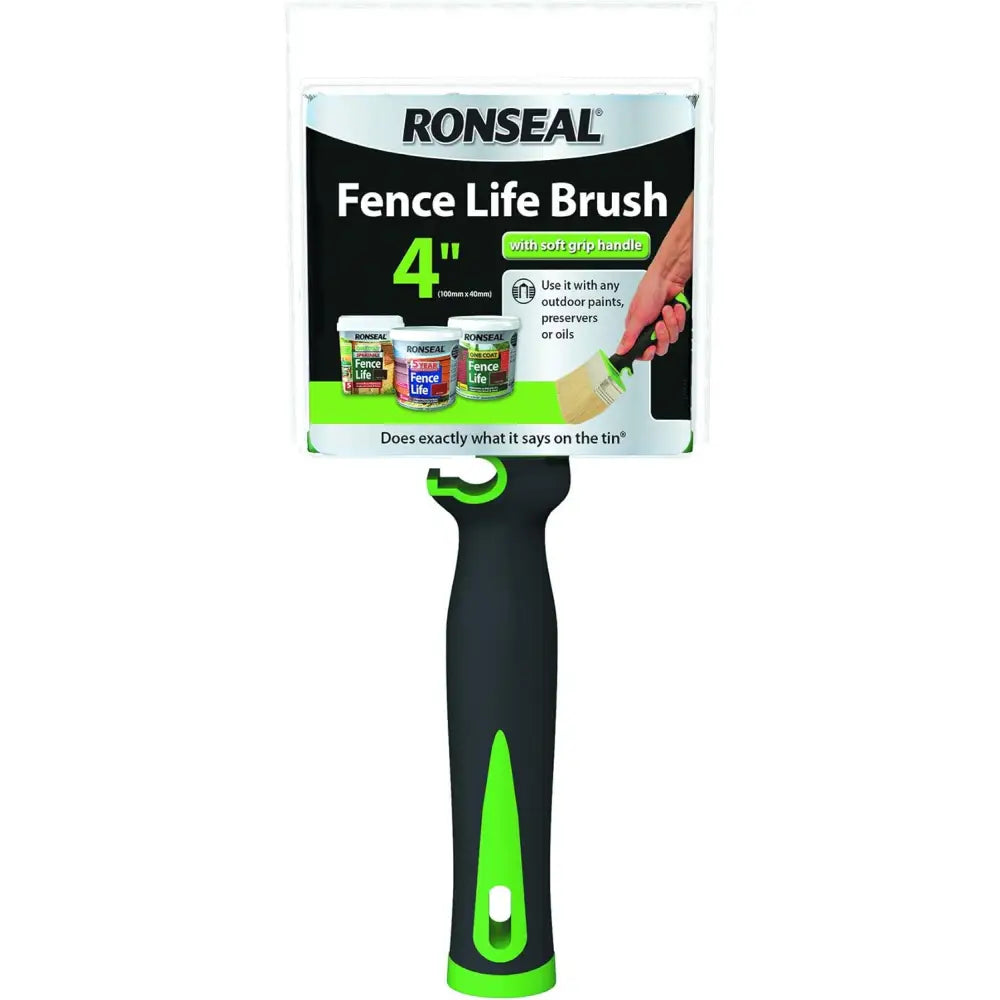 Ronseal Fence Life Brush 4’ (100x40mm) - Paint brush