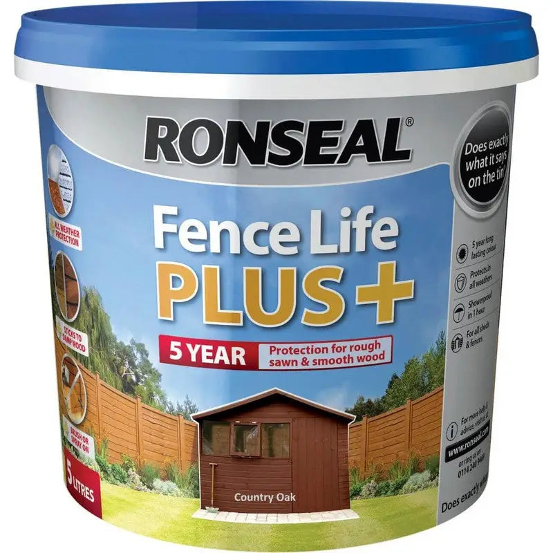 Ronseal One Coat 5 Year Fencelife Plus Garden Paint