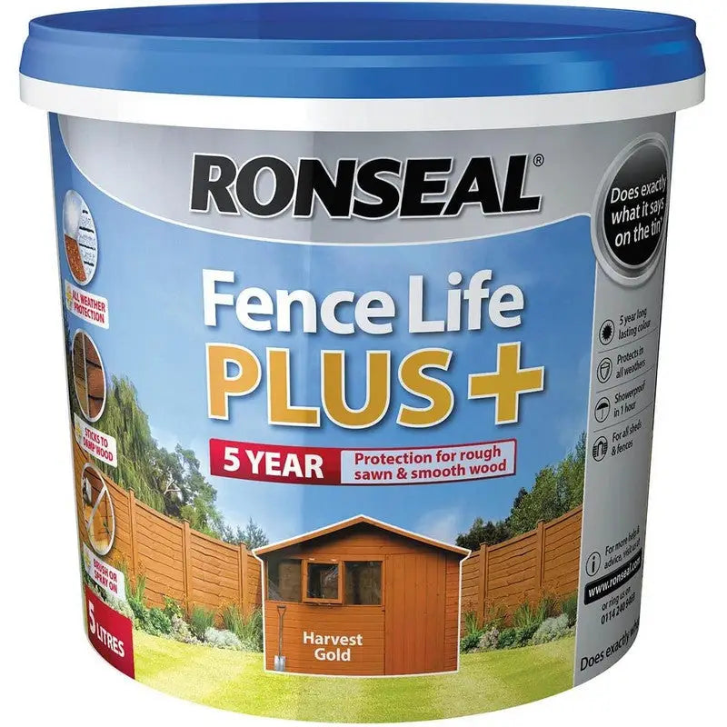 Ronseal One Coat 5 Year Fencelife Plus Garden Paint
