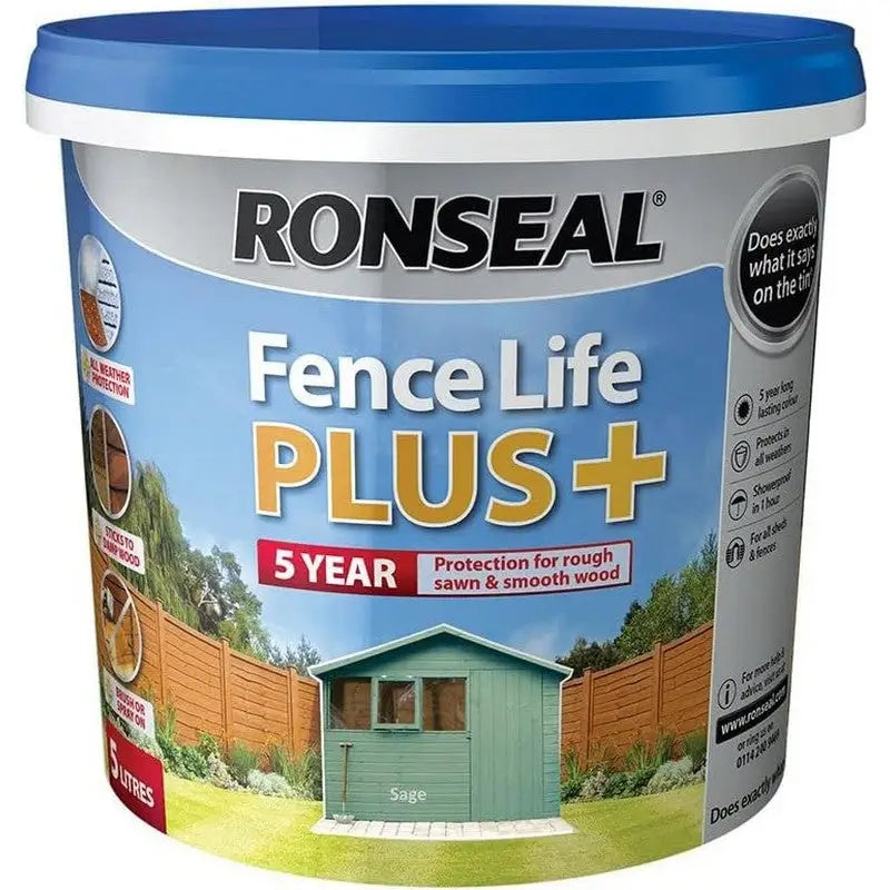 Ronseal One Coat 5 Year Fencelife Plus Garden Paint