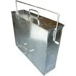 Round Tower Galvanised Ash Carrier Box 33 x 46 x 12.5cm
