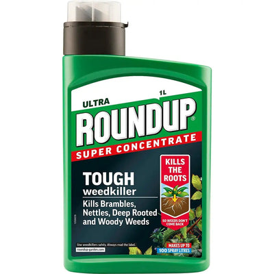 Roundup Ultra Tough Weedkiller Super Concentrate 1L