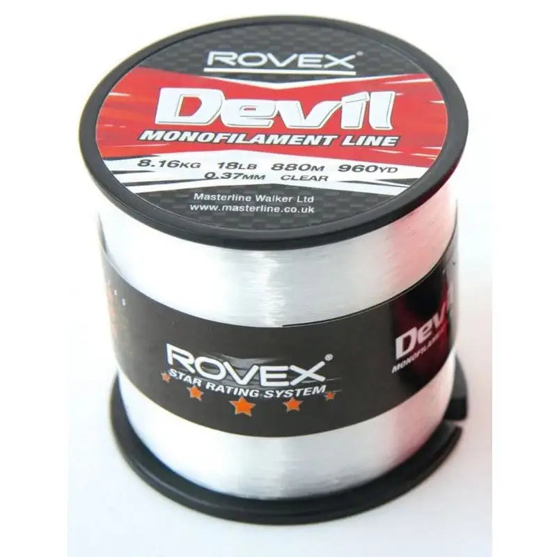 Rovex Devil 1/4Lb Spool 0.40 - (Clear & Yellow) (20Lb 30Lb)