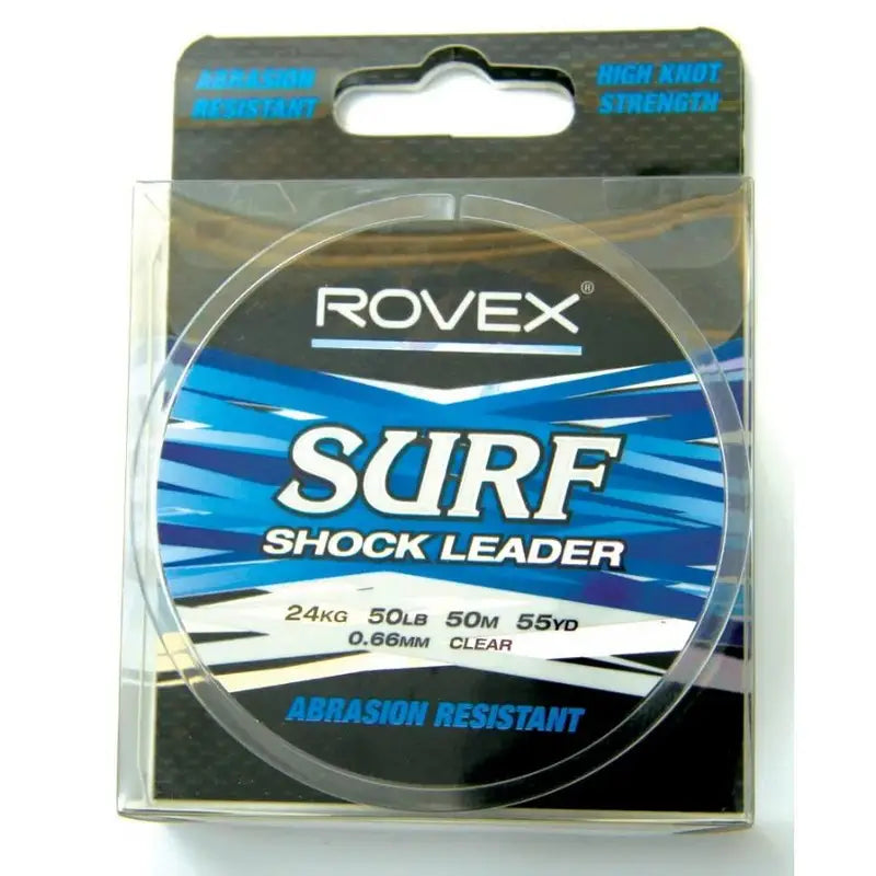 Rovex Surf Shock Leader Line 50lb / 24KG 50M 0.66mm - Hi