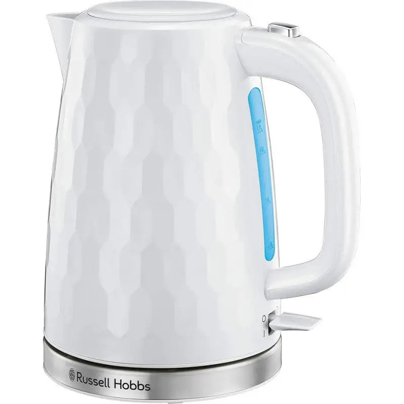 Russell Hobbs Honeycomb Kettle & Toaster Range - White /