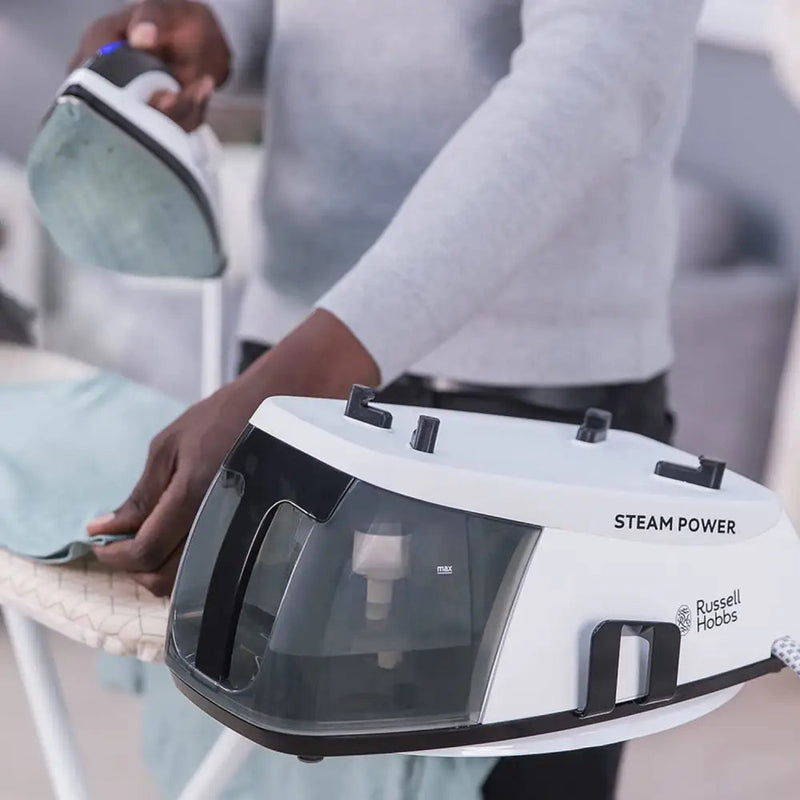 Russell Hobbs Steam Powered Generator Iron - Black - Irons &