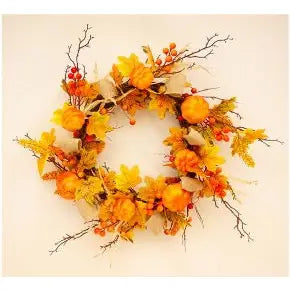Rustic Pumpkin Wreath 50cm - Seasonal >> Autumn >> Wreath
