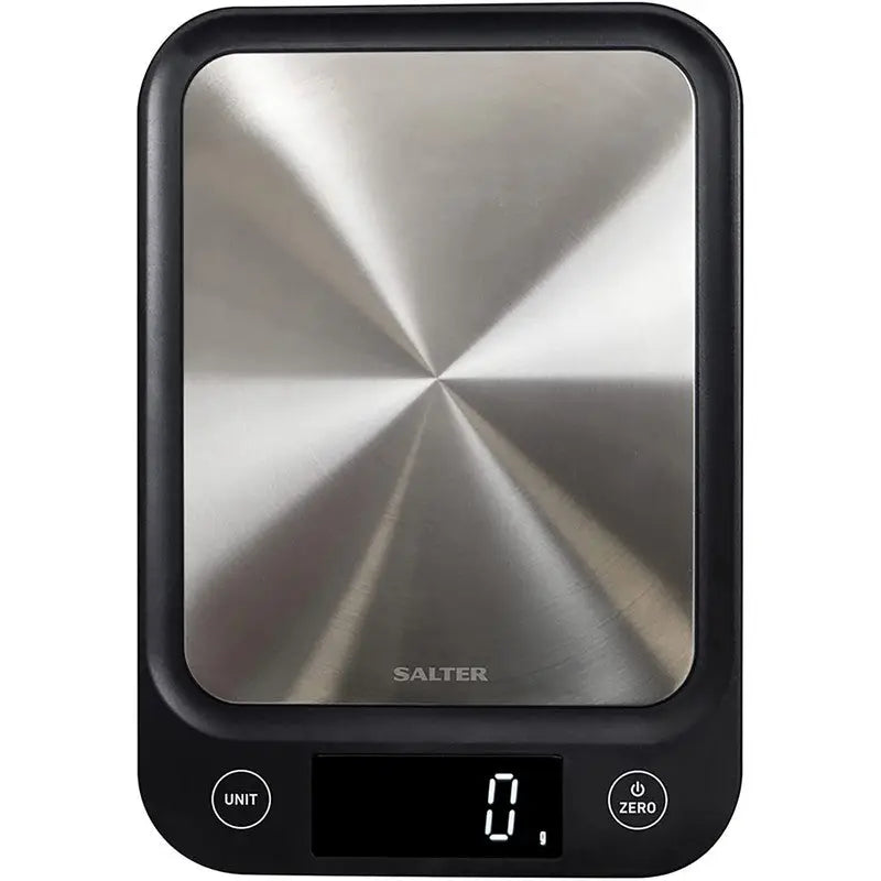 Salter Black Ultra Slim Digital Kitchen Scale - 5Kg -