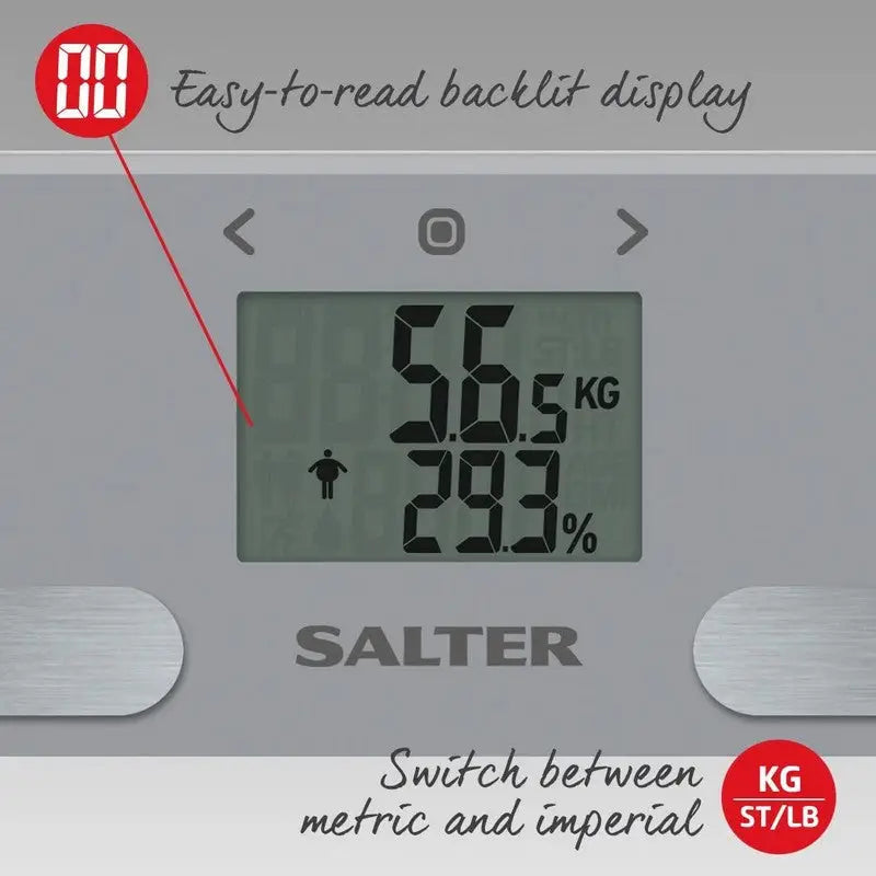 Salter Dashboard Analyser Bath Scale - Bathroom Scales