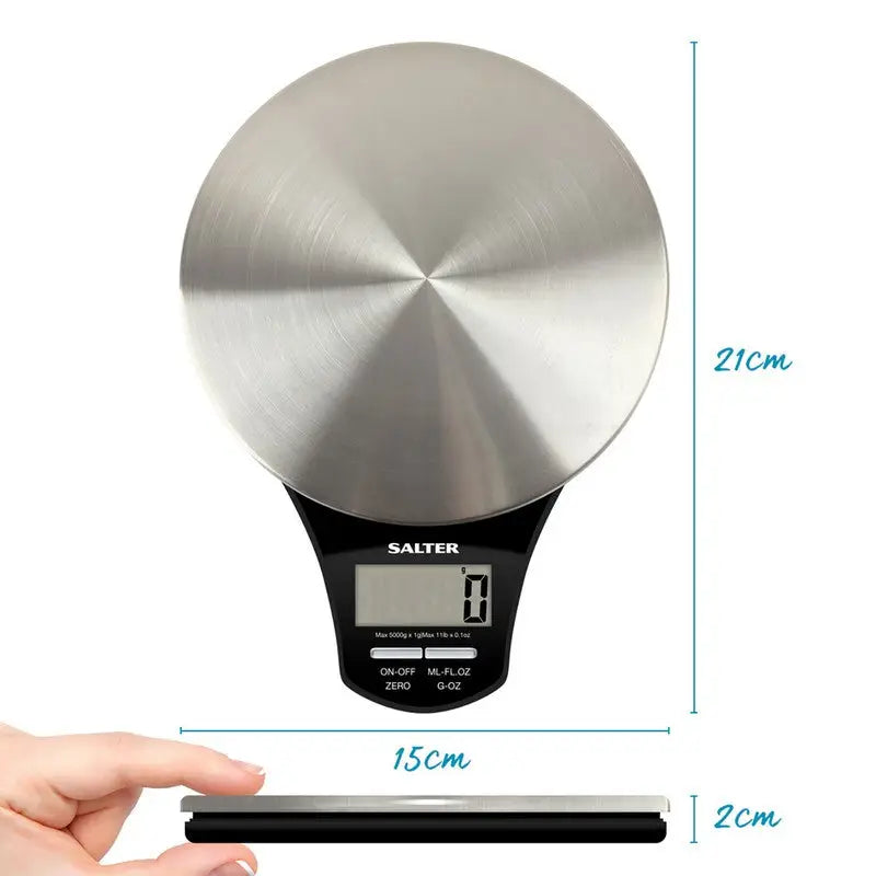 Salter Stainless Steel Aquatronic Digital Kitchen Scales -