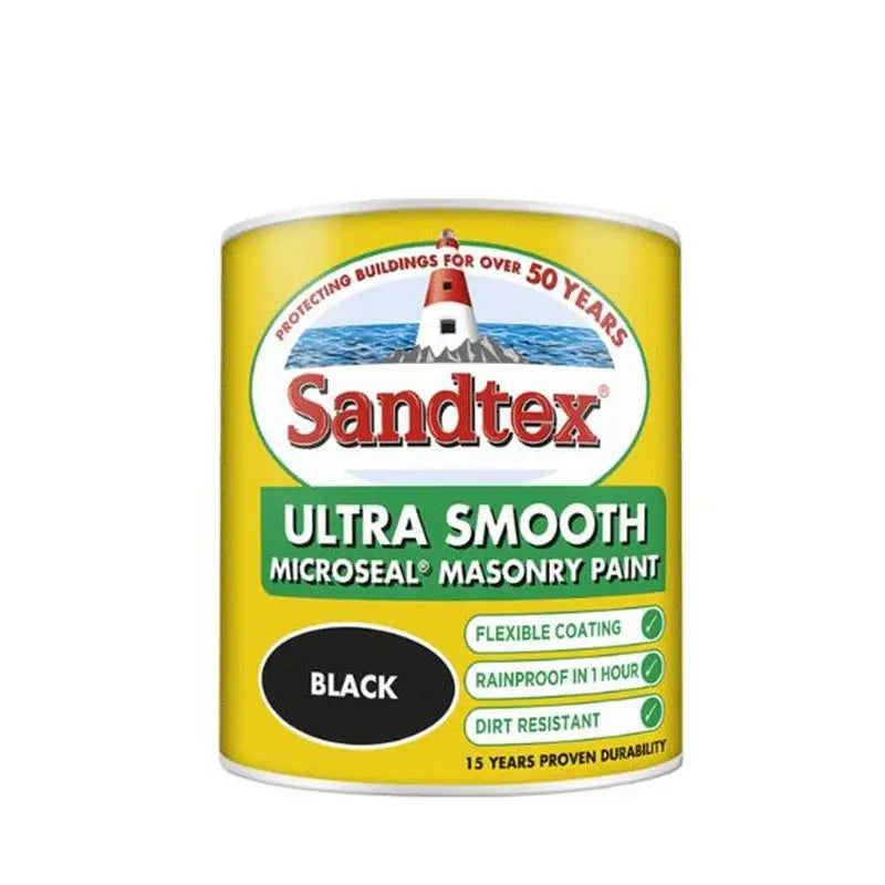 Sandtex Microseal Smooth Masonry 1L - Various Colours