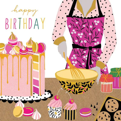 Sara Miller Birthday Baking Card - Cards