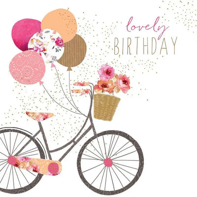 Sara Miller Birthday Bicycle Card - Giftware