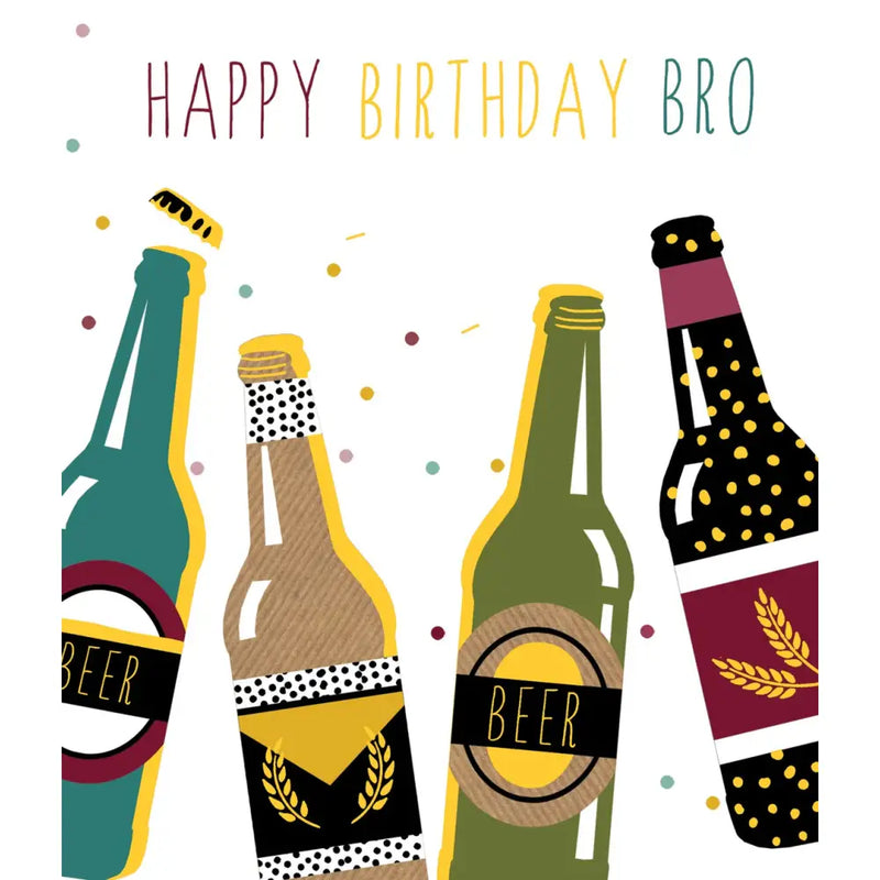 Sara Miller Birthday Bro Beers Birthday Card - Giftware >>