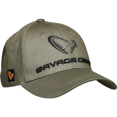 Savage Gear Catch Cap Olive Green Melange One Size - Fishing