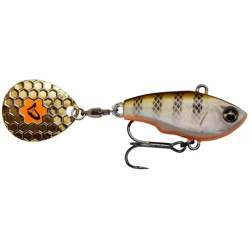 Savage Gear Fat Tail Spin 8cm Fishing Lure 24G - Gold