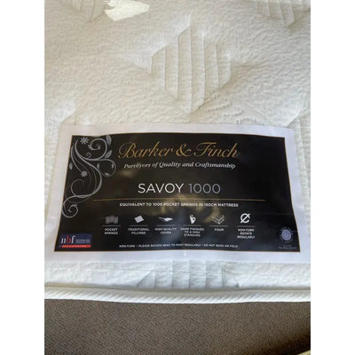 Savoy 1000 Pocket Sprung Mattress - 4ft 6 Double Bed - Beds