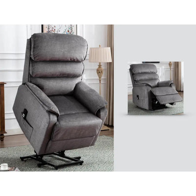 Savoy Dual Lift & Rise Chair - Grey - Occasional Furniture
