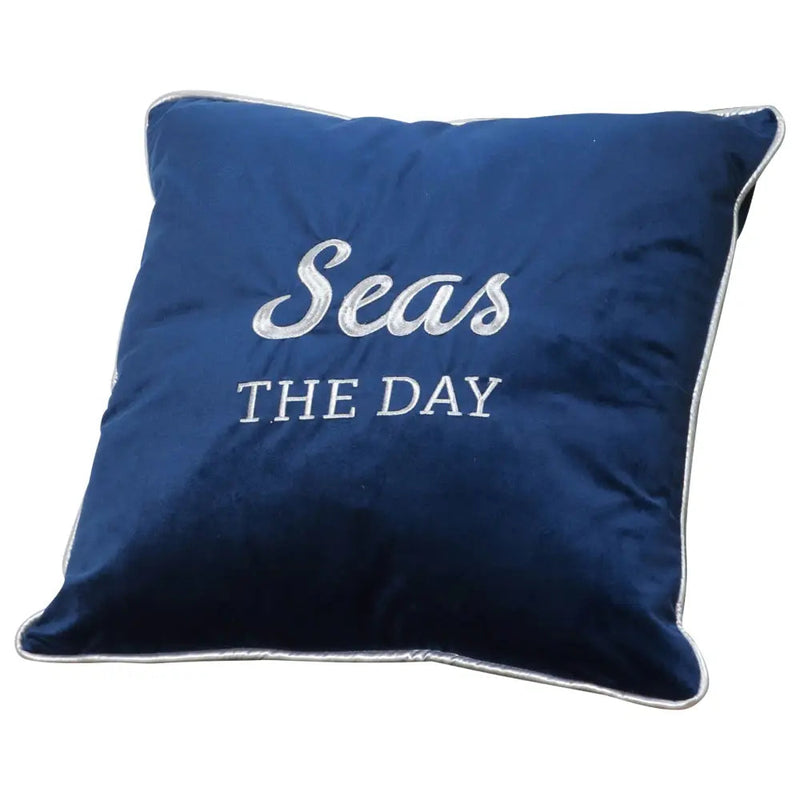 Seas The Day Cushion - Navy - Cushion