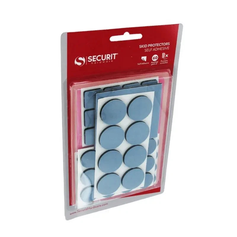 Securit Self Adhesive Skid Protect Pack 60 Assorted