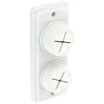 Securit Towel Holder White Double - Homeware
