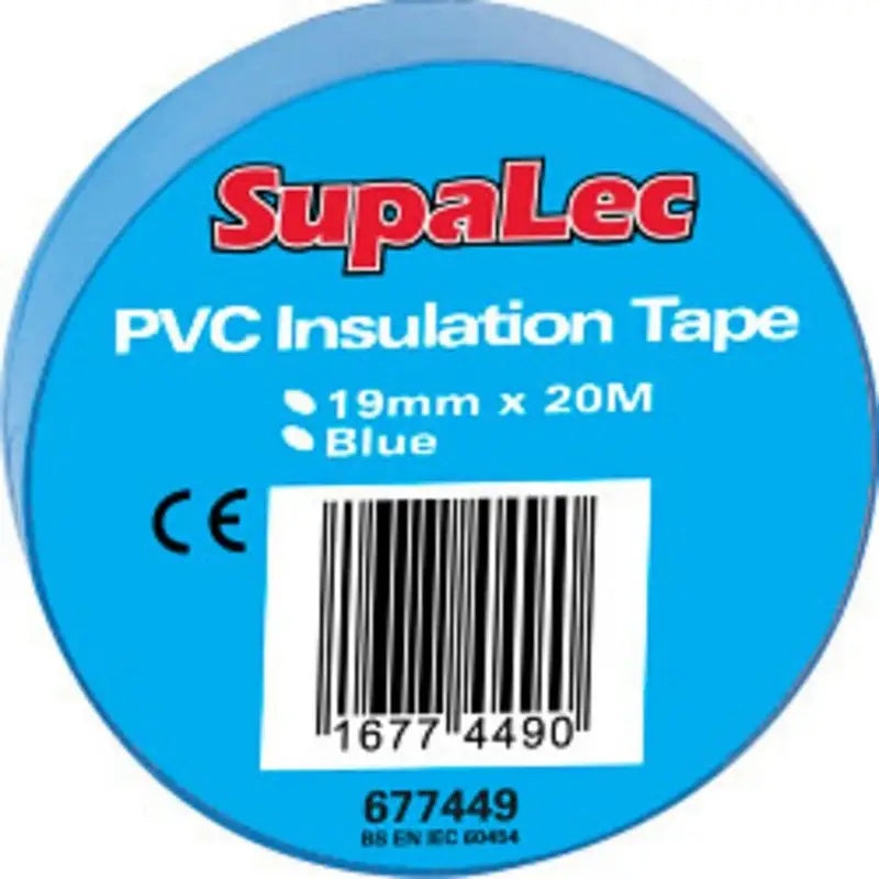 SecurLec PVC Insulation Tape 19mm Width 20M Length (Various
