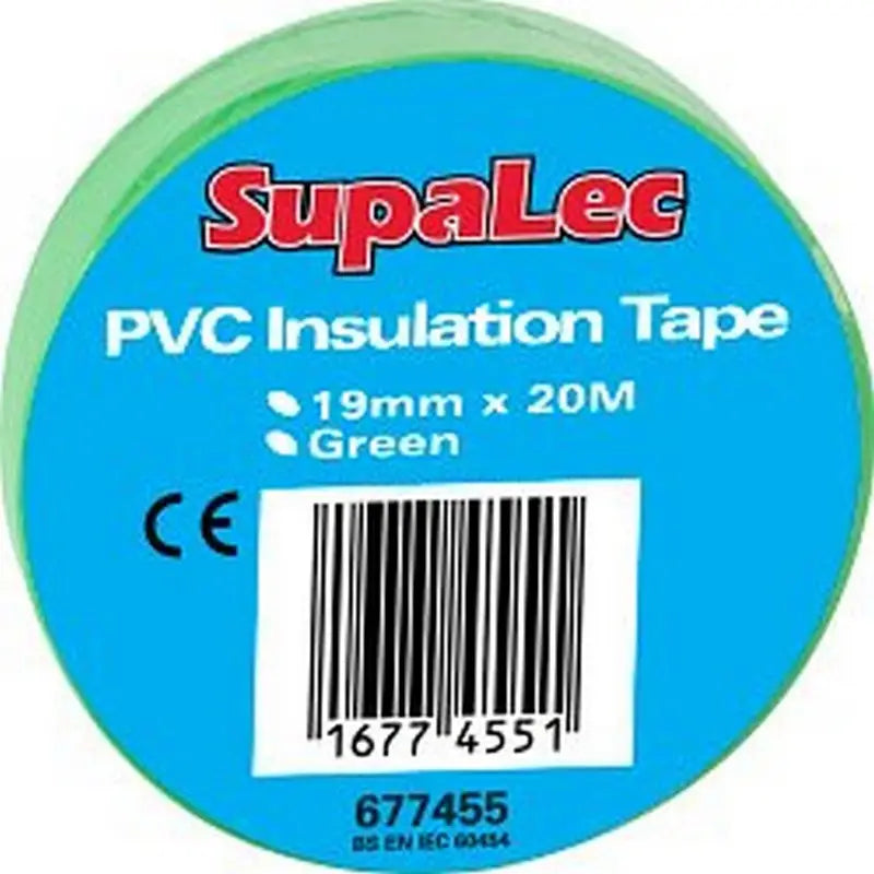 SecurLec PVC Insulation Tape 19mm Width 20M Length (Various