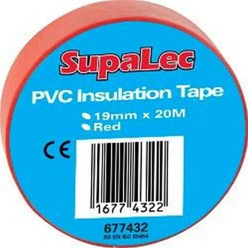 SecurLec PVC Insulation Tape 19mm Width 20M Length (Various