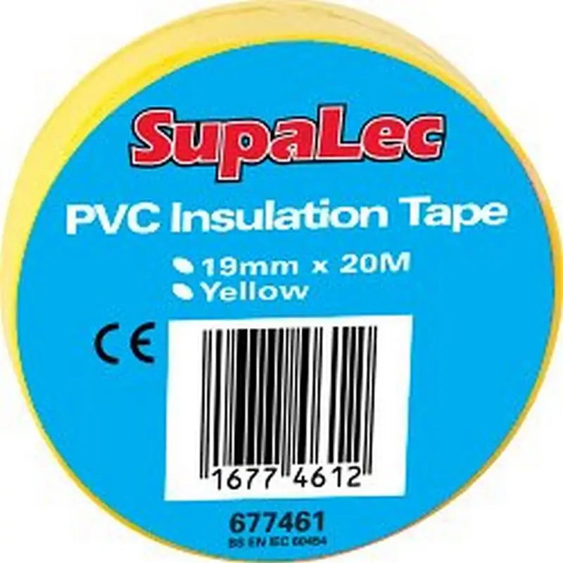 SecurLec PVC Insulation Tape 19mm Width 20M Length (Various